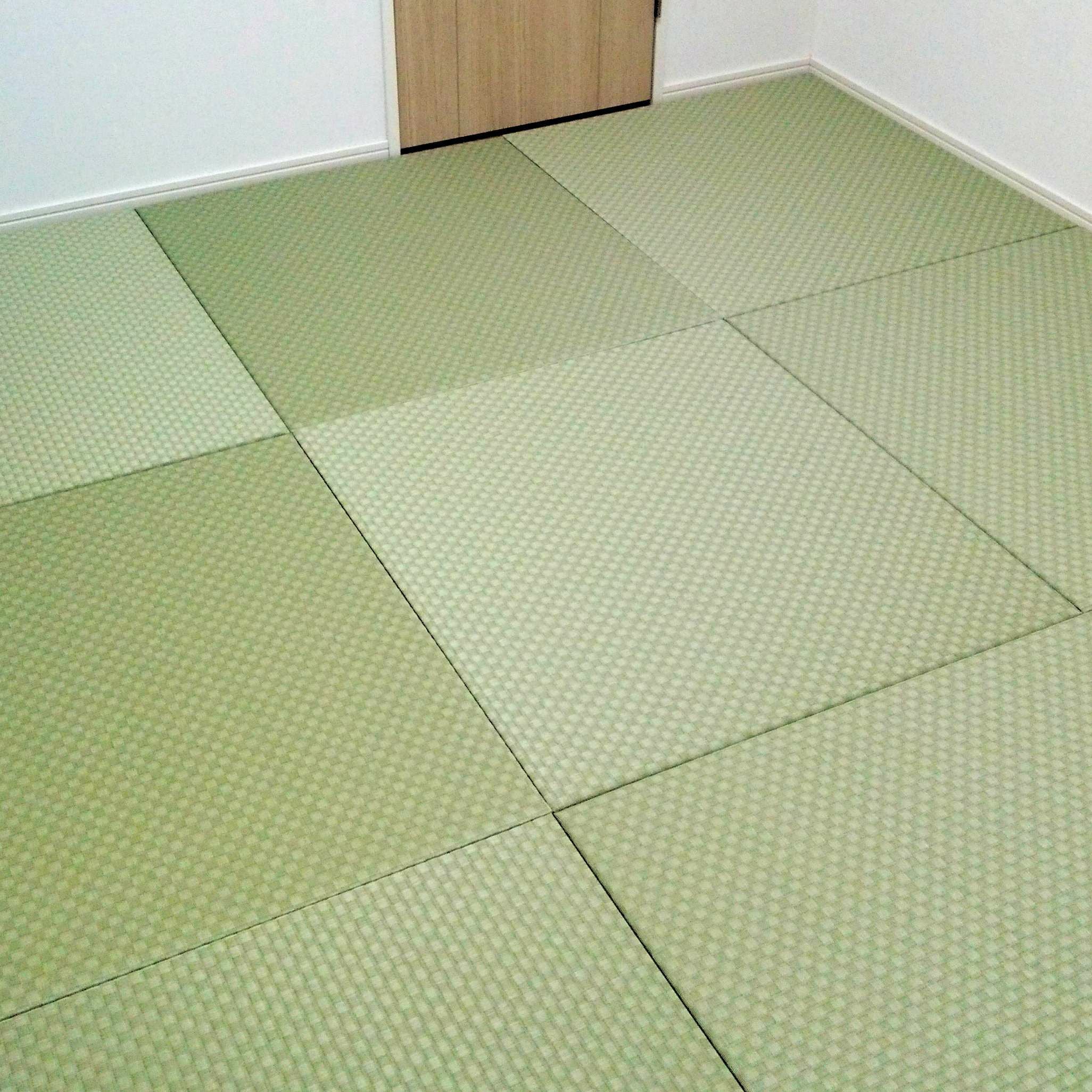 美草(MIGUSA) 市松-グリーン 82cm×82cm×15mm | 琉球畳どっとこむ