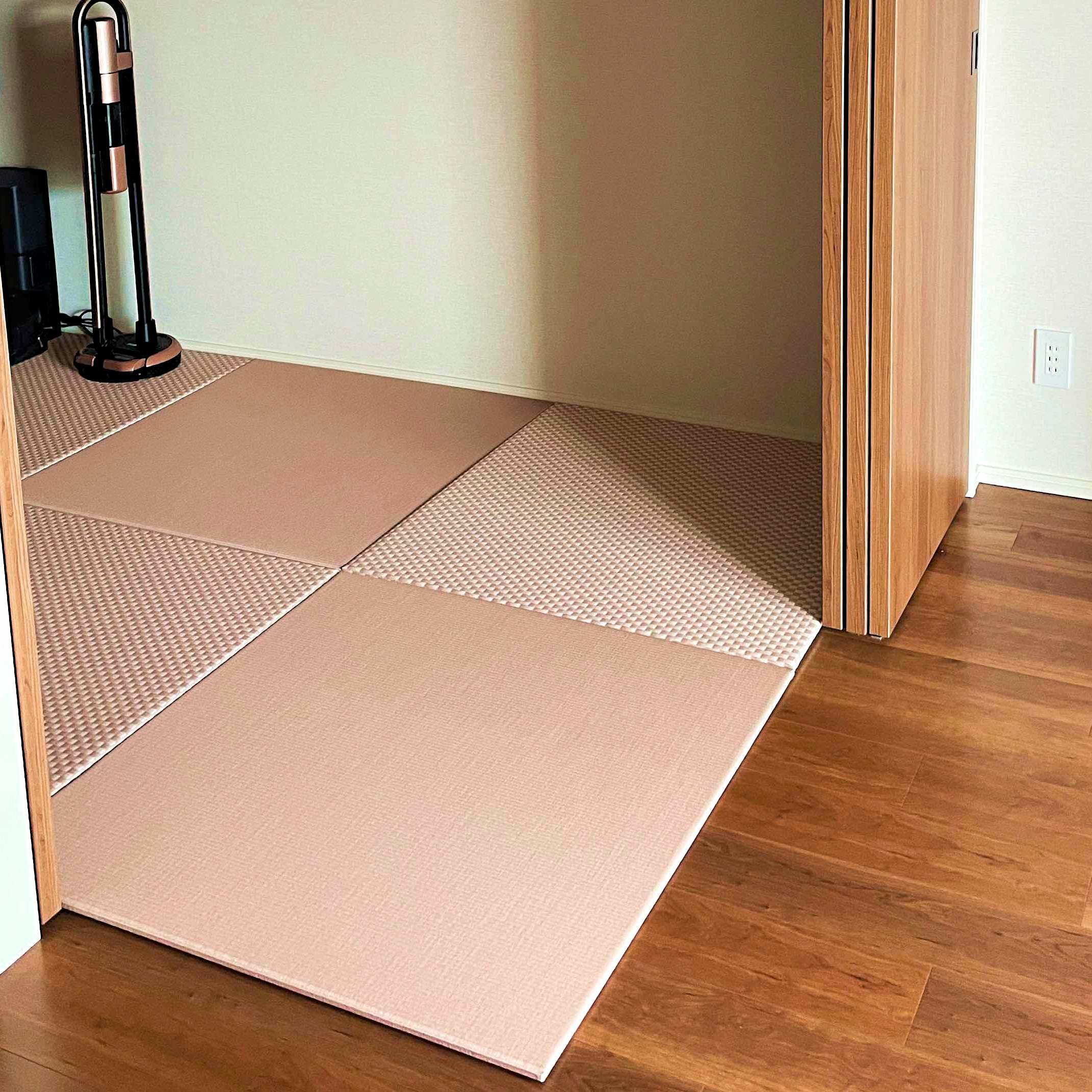美草(MIGUSA) 市松-ピンク 82cm×82cm×15mm 置き畳 | 琉球畳どっとこむ