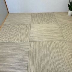 市松に敷いた部屋