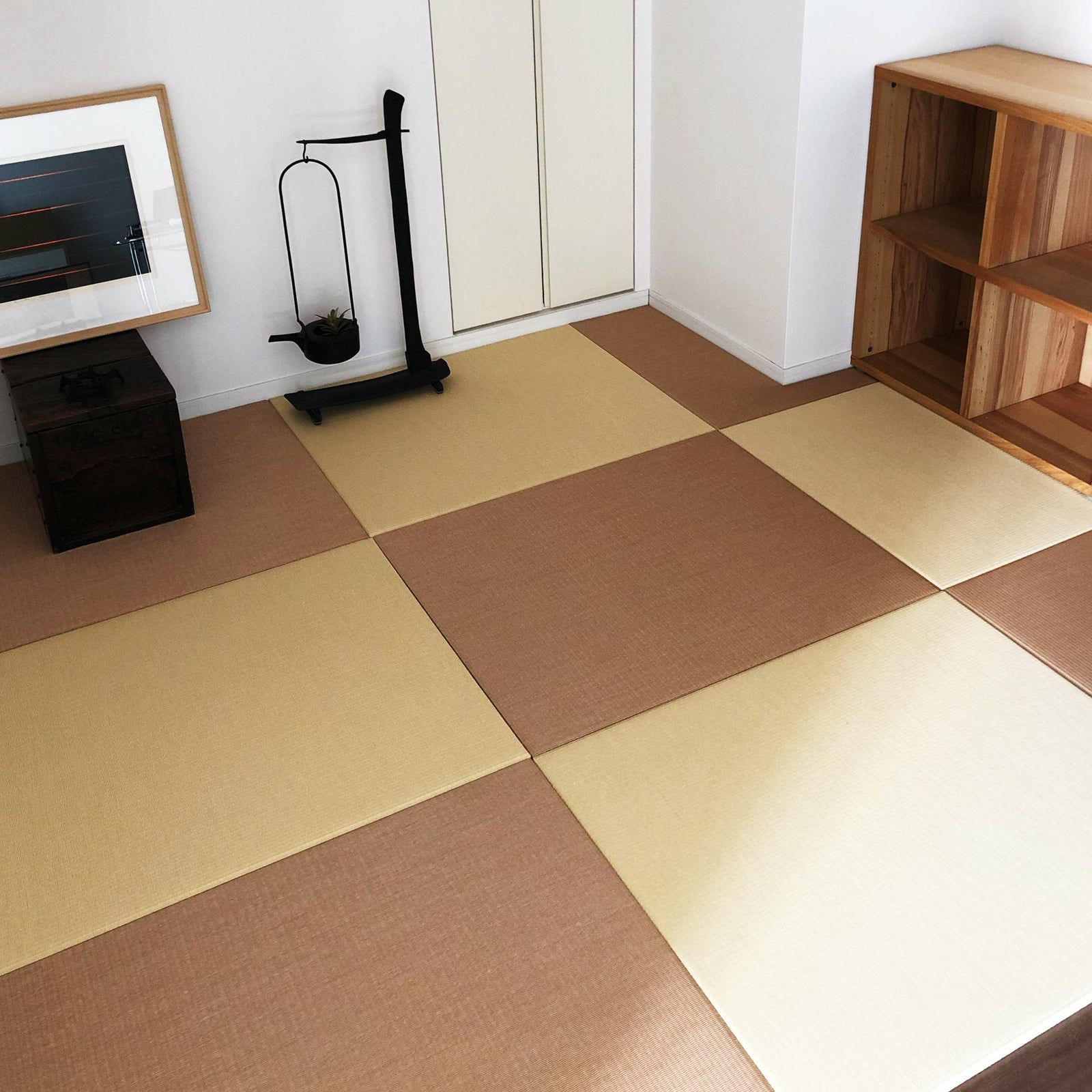 カクテルフィット 13（亜麻色×白茶色） ☓ 09（黄金×乳白色）